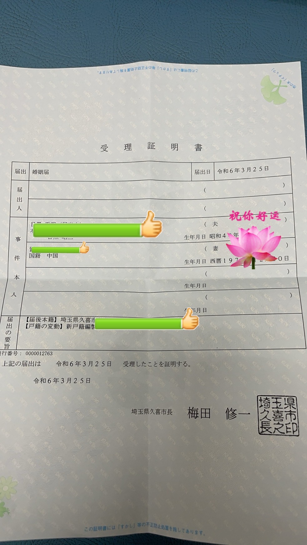 結婚